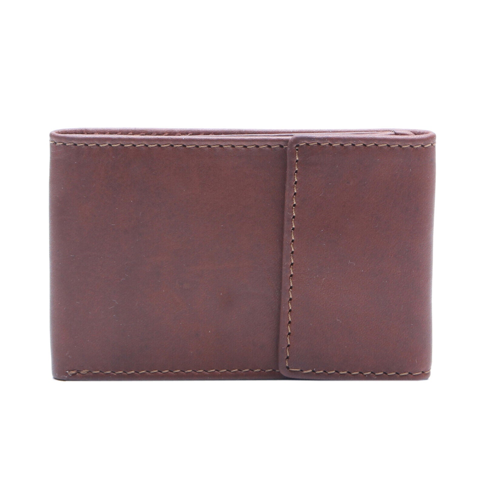 Esquire Mini echt Leder Geldbörse Portemonnaie mit RFID Schutz braun