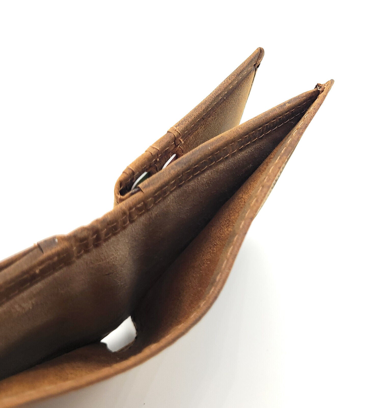 Jockey Club kleines echt Leder Portemonnaie Geldbörse Wildsau Wildschwein Eber