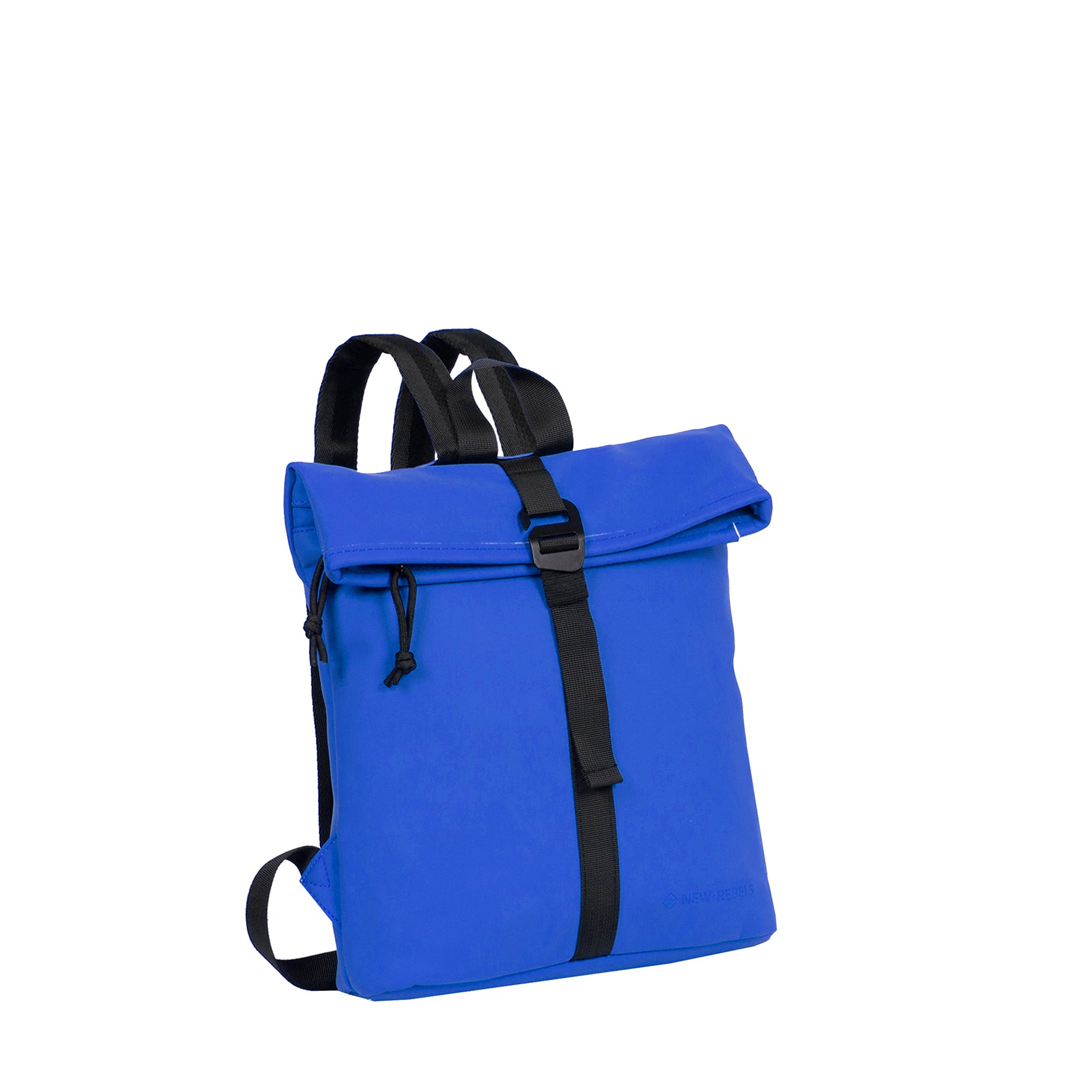 New Rebels Mart Roll Up Rolltop City Rucksack Los Angeles wasserabweisend royal blau