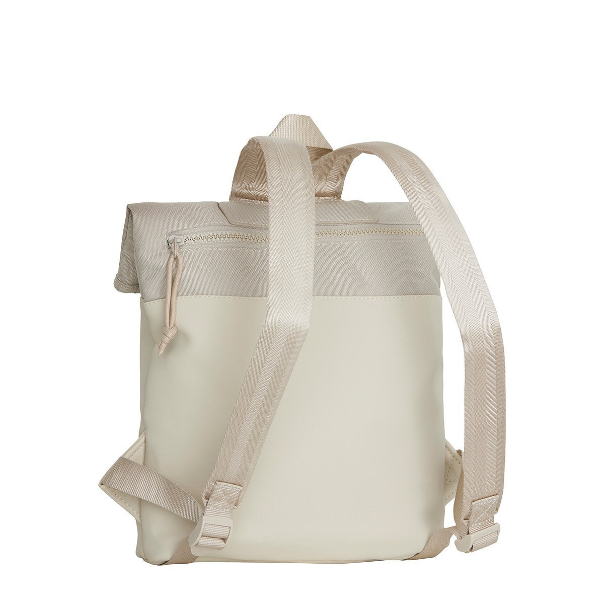 New Rebels Bruce Roll Up Rolltop City Rucksack Los Angeles wasserabweisend Beige