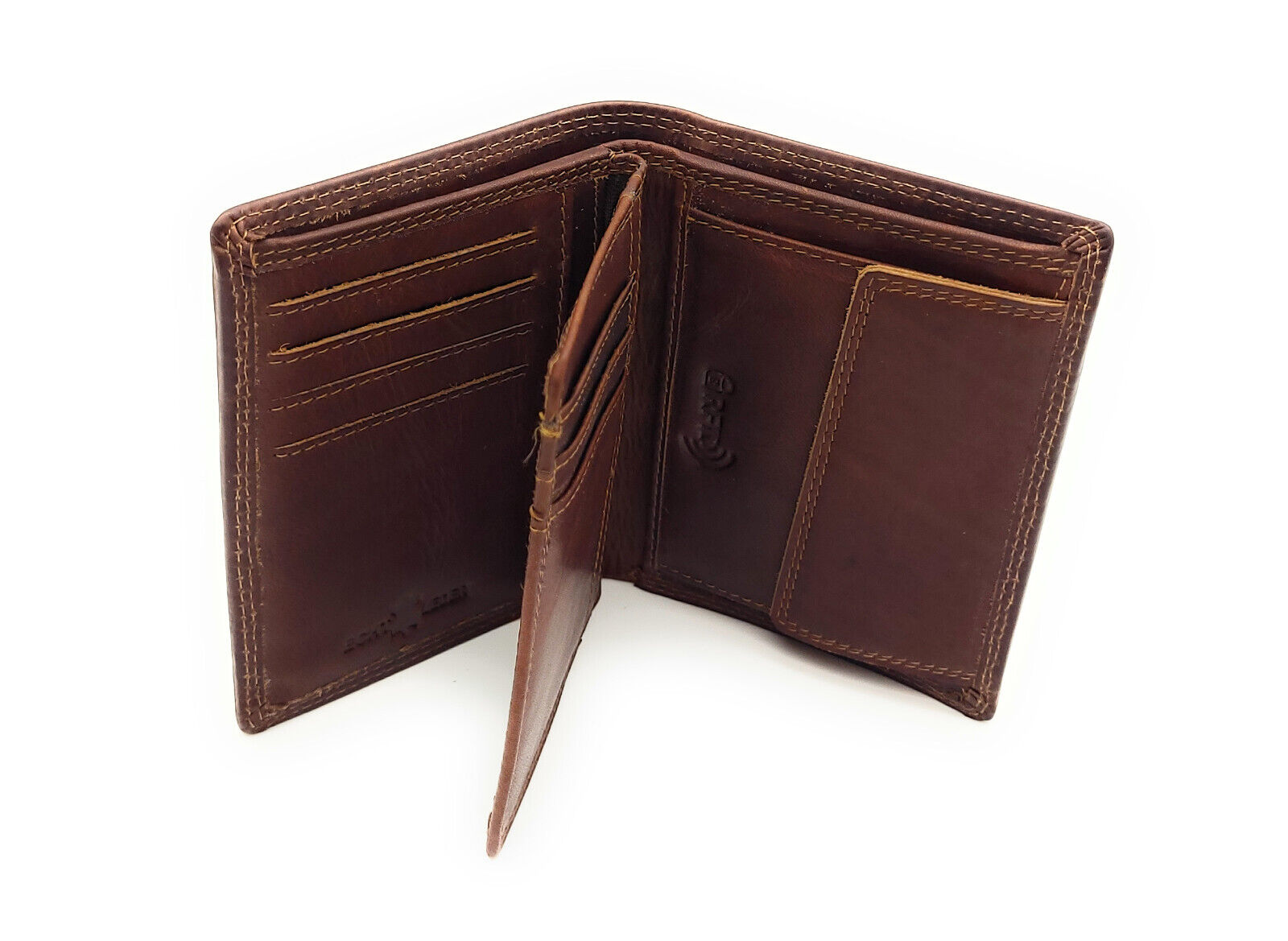 Jockey Club Basic echt Leder Geldbörse Portemonnaie Geldbeutel RFID Schutz braun