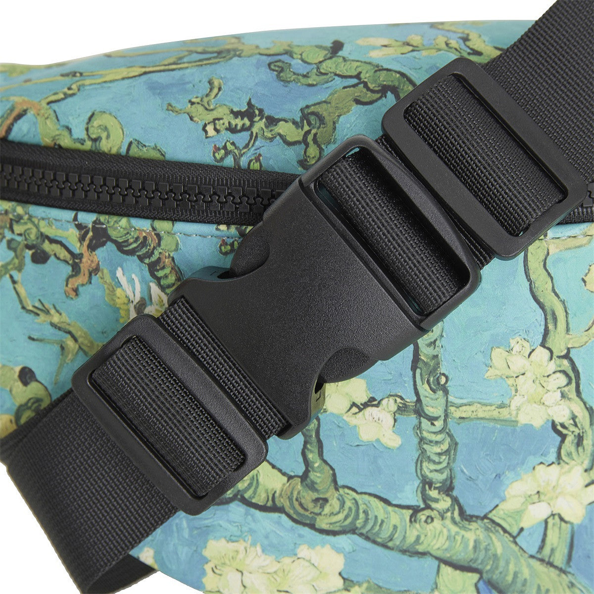 New Rebels Brooklyn Waistbag – Bauchtasche Van Gogh Mandelbaumzweige, wasserabweisend & leicht