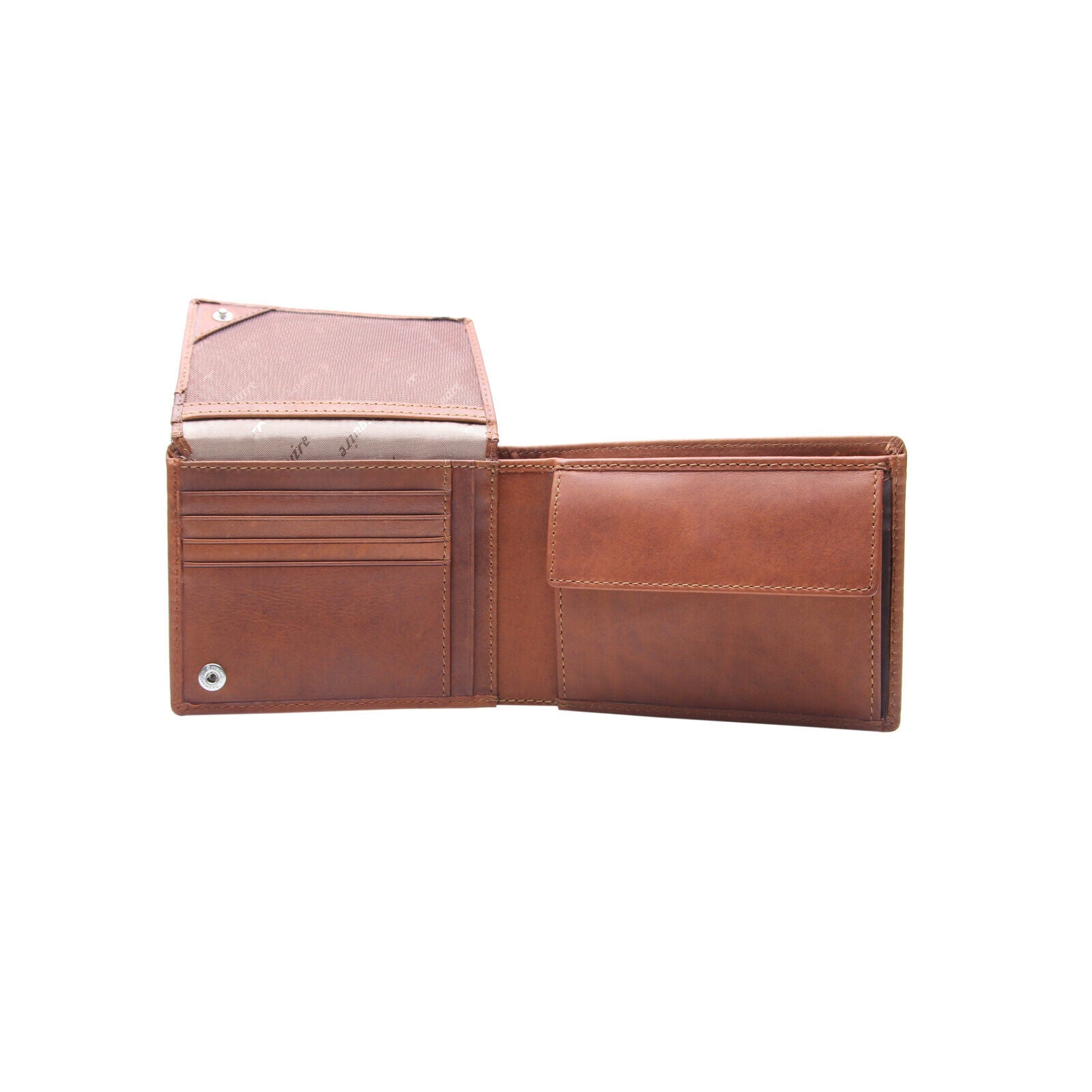 Esquire echt Leder Geldbörse Portemonnaie mit RFID Schutz & Cardsafe "Dallas" braun