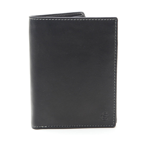 Esquire echt Leder Geldbörse Portemonnaie mit RFID Schutz viel Platz schwarz