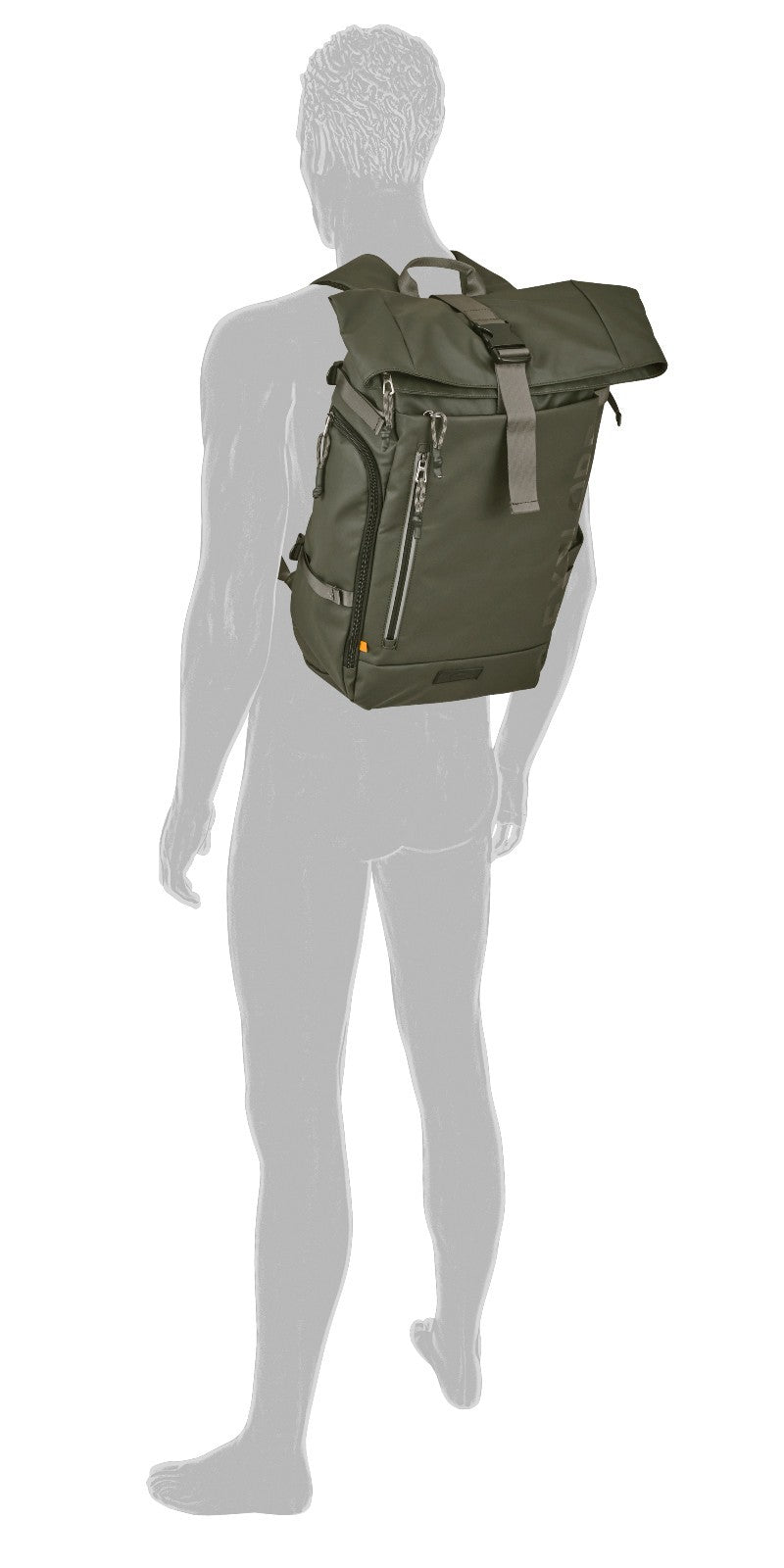 camel active Explore Rolltop Rucksack – nachhaltig & funktional khaki