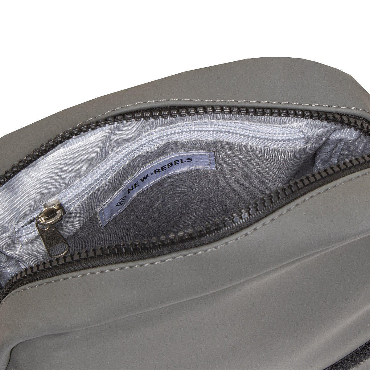 New Rebels Louisville Flapover Umhängetasche Schultertasche wasserabweisendes Planenmaterial, anthrazit