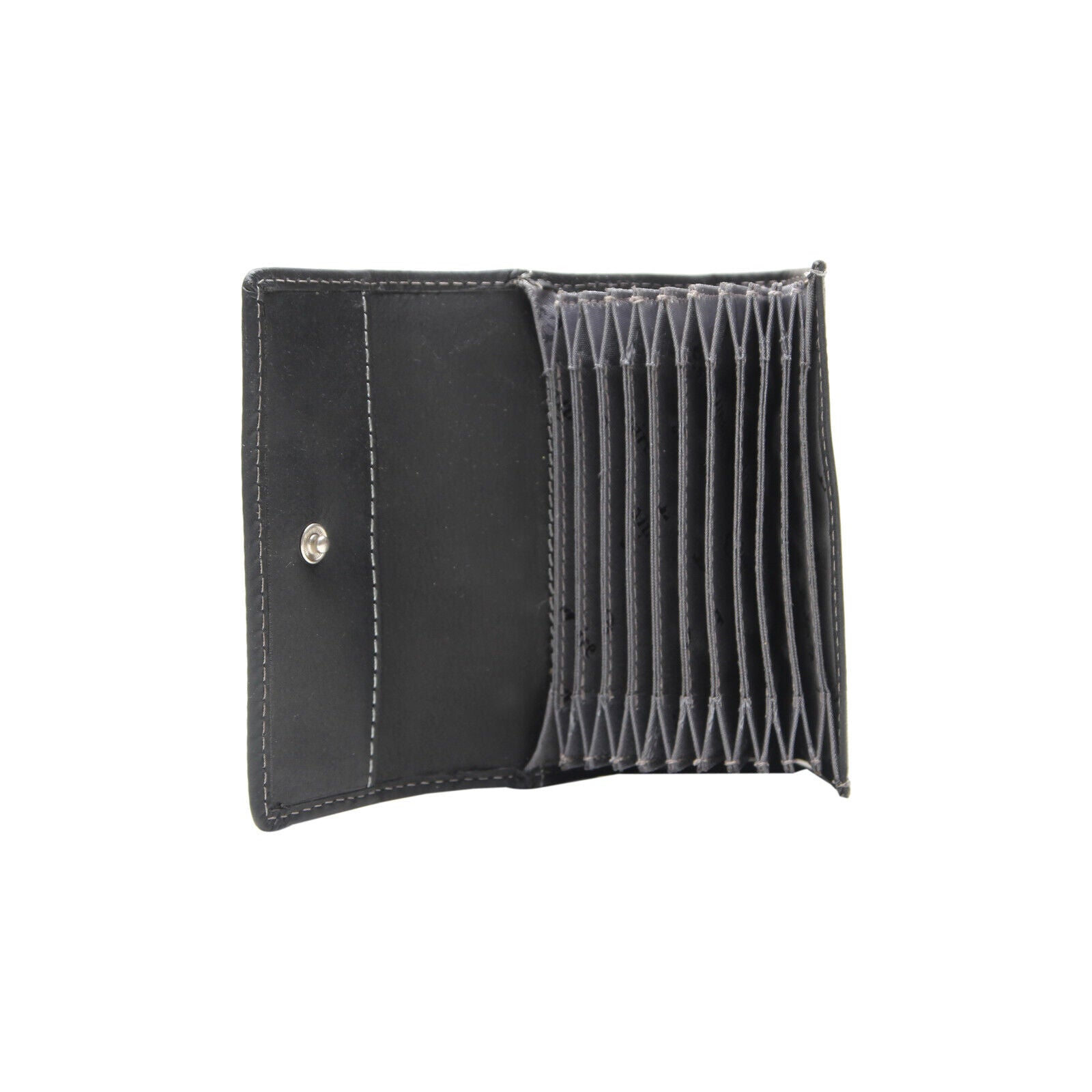 Esquire echt Leder Kreditkartenetui mit RFID Schutz "Dallas" Platz für 12 Karten schwarz