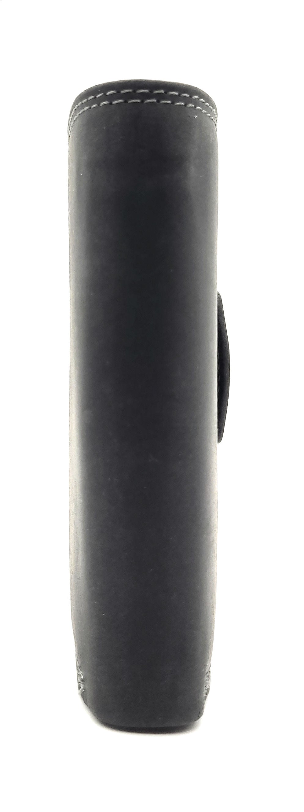 Jockey Club Büffel Voll-Leder Geldbörse mit RFID-Schutz & Außenriegel – Schwarzes Portemonnaie mit 10 Kartenfächern