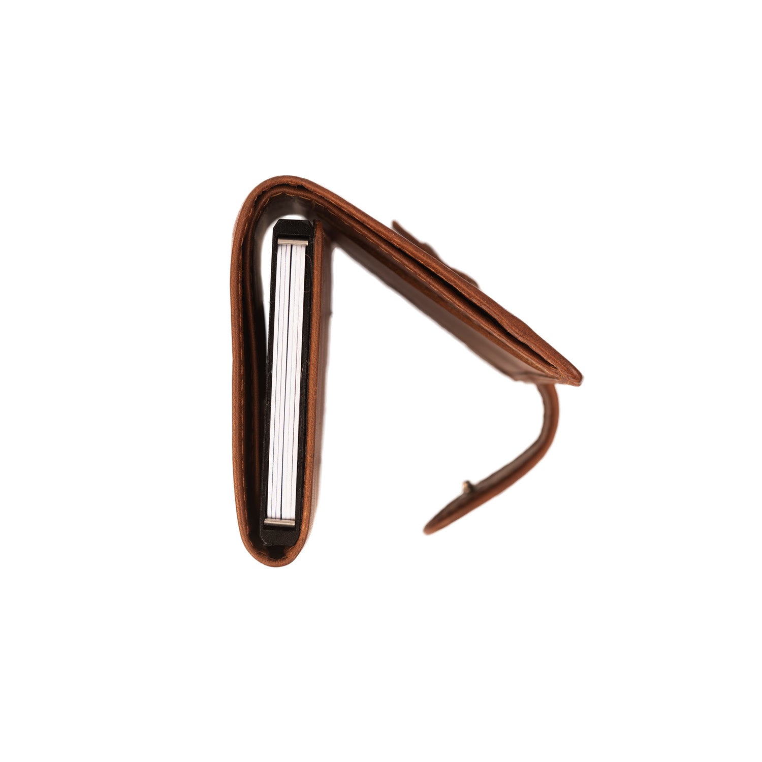 The Chesterfield Brand echt Leder Smart Wallet Kreditkartenetui Geldbörse Leicester cognac