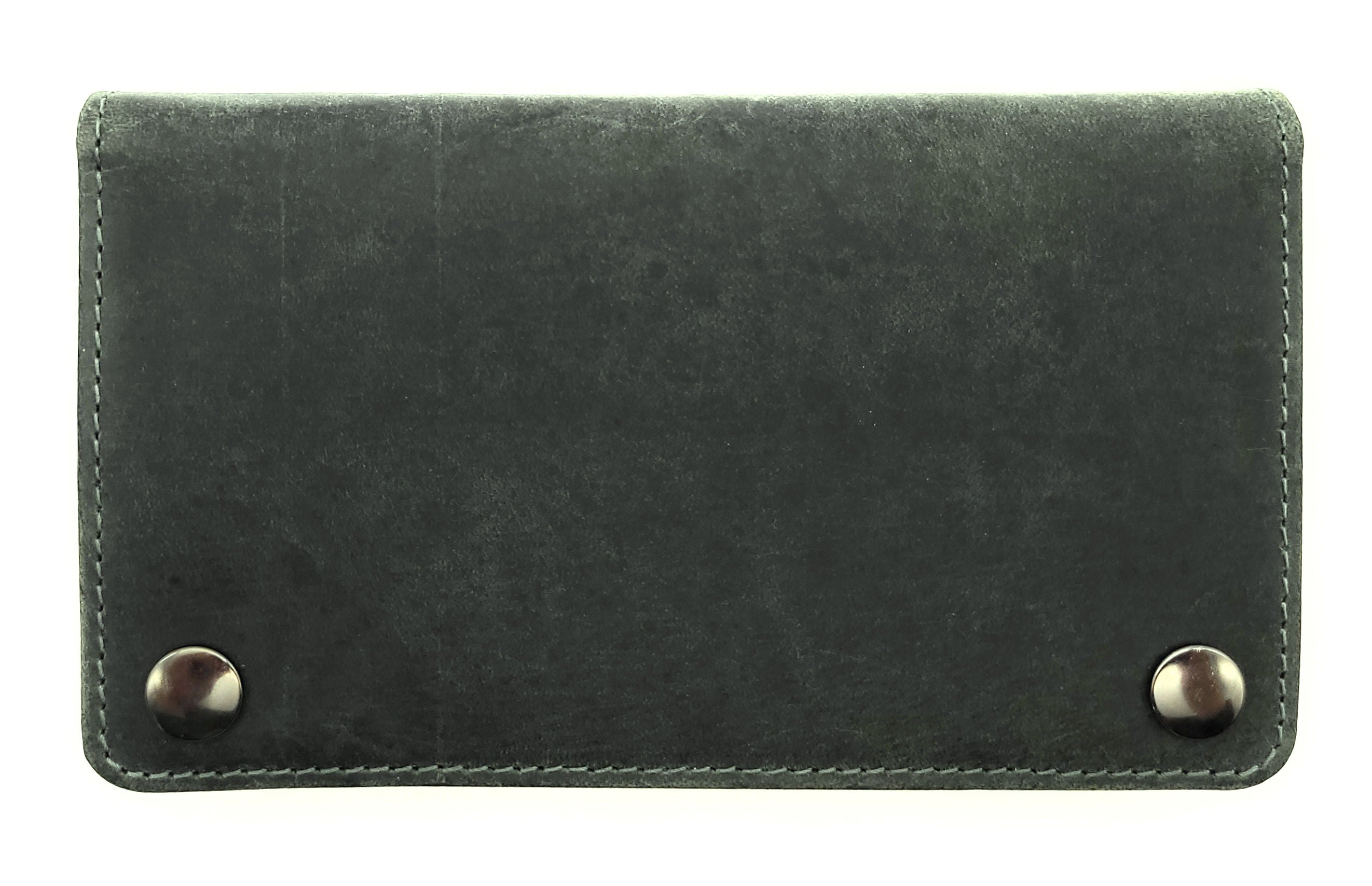 echt Leder Tabakbeutel Tabaktasche Tabak Etui Beutel mit Blättchen Fach grün