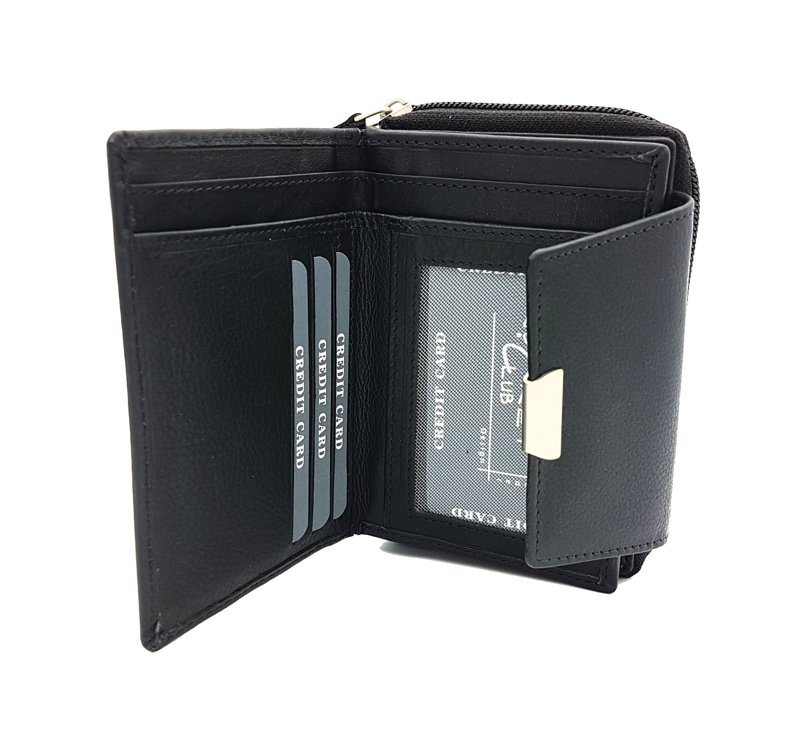 Jockey Club Leder Damen Geldbörse Portemonnaie Massala weiches Rindleder mit RFID Schutz