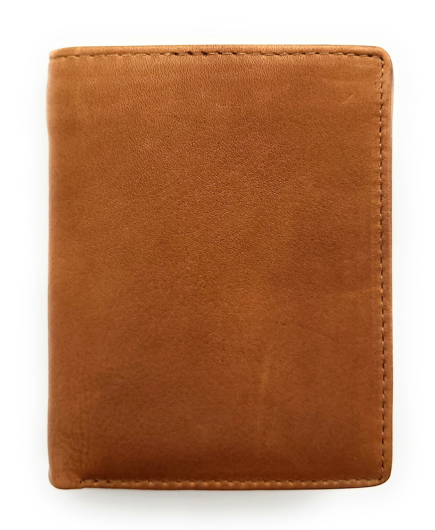 Jockey Club echt Leder Mini Geldbörse Portemonnaie gewachst, RFID Schutz cognac