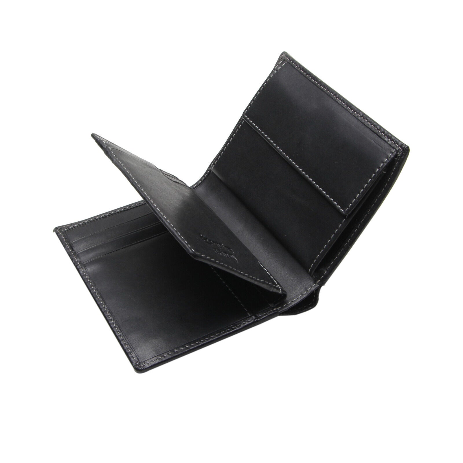 Esquire echt Leder Geldbörse Portemonnaie "Dallas" mit RFID Schutz & Cardsafe schwarz