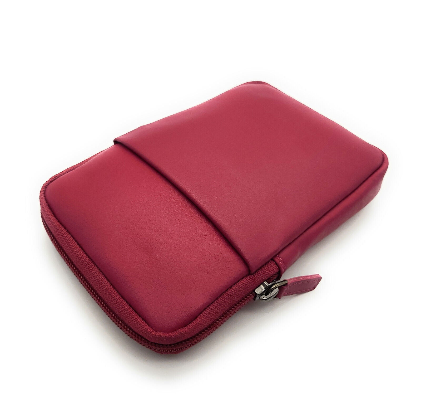 Jockey Club kleine echt Leder Smartphonetasche Umhängetasche Crossbag beere