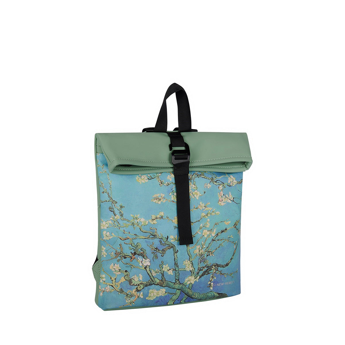 New Rebels Mart Art Roll Up City Rucksack Los Angeles Mandelblüte, Almond Blossoms wasserabweisend