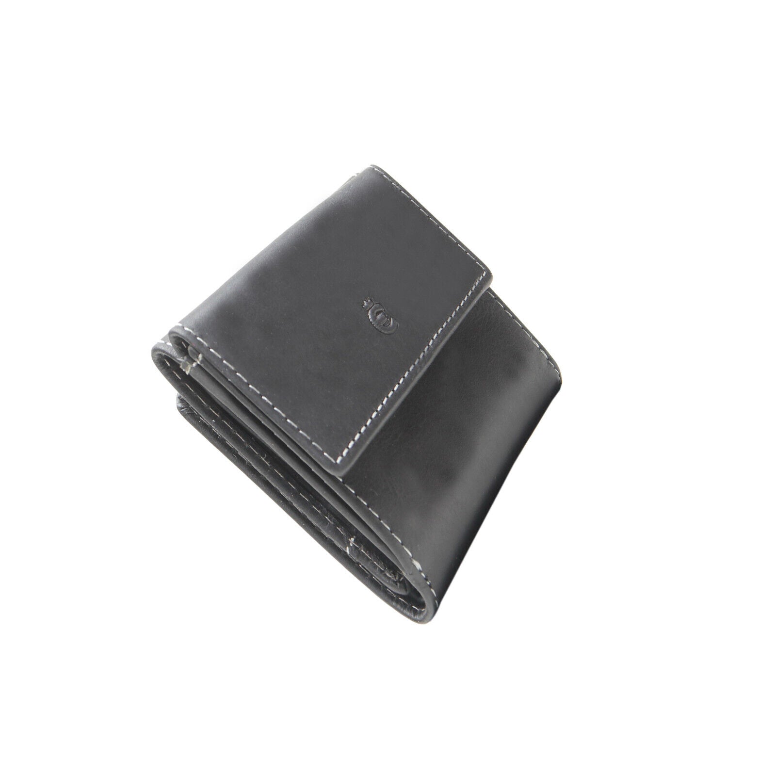 Esquire kleine echt Leder Geldbörse Portemonnaie mit RFID Schutz "Dallas" schwarz