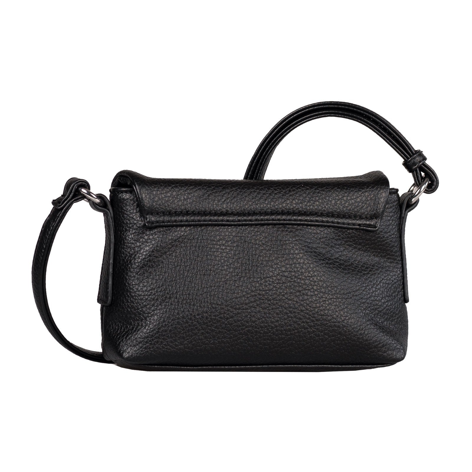 Tom Tailor Lissi Flap Bag S – kleine modische Umhängetasche mit Magnetverschluss black