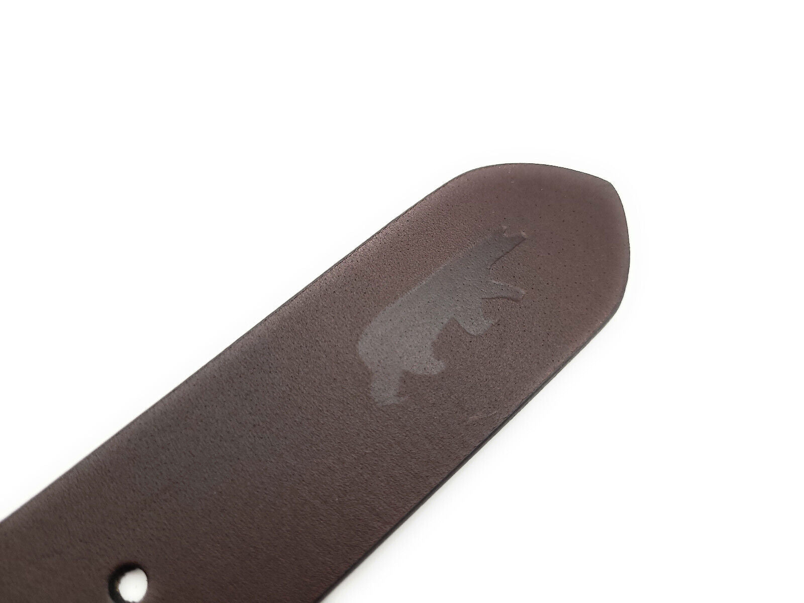 Hill Burry echt Leder Herren Gürtel 95cm (Taille) 40mm breit kürzbar Vollleder dunkelbraun