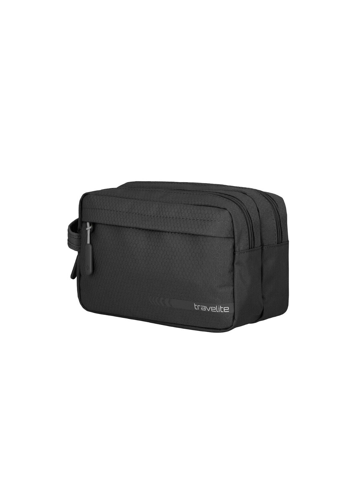 Travelite Kick Off Kulturtasche Kulturbeutel Doppelfach schwarz
