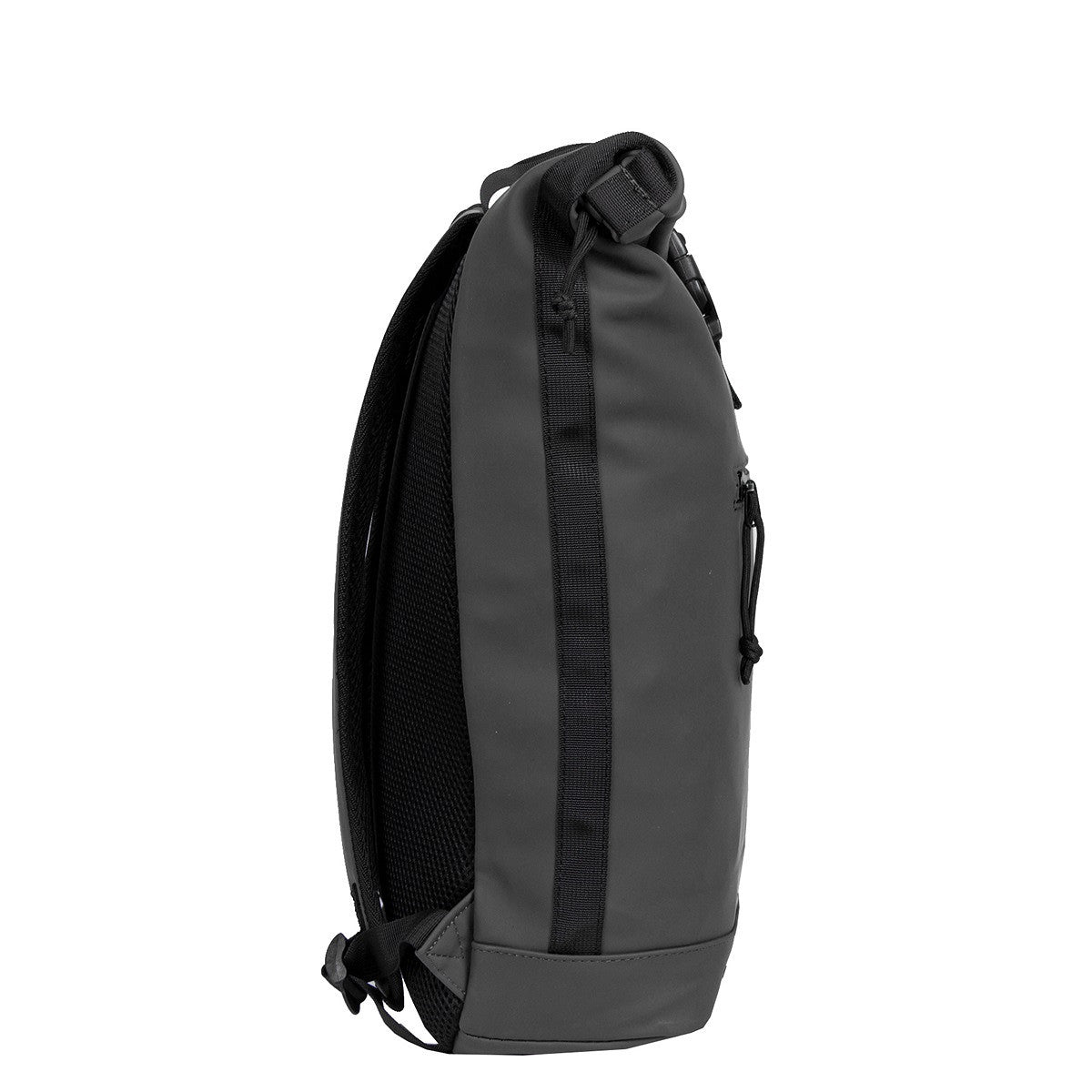 New Rebels New York Rolltop Rucksack Schwarz – wasserabweisend, 15" Laptopfach, 15 L
