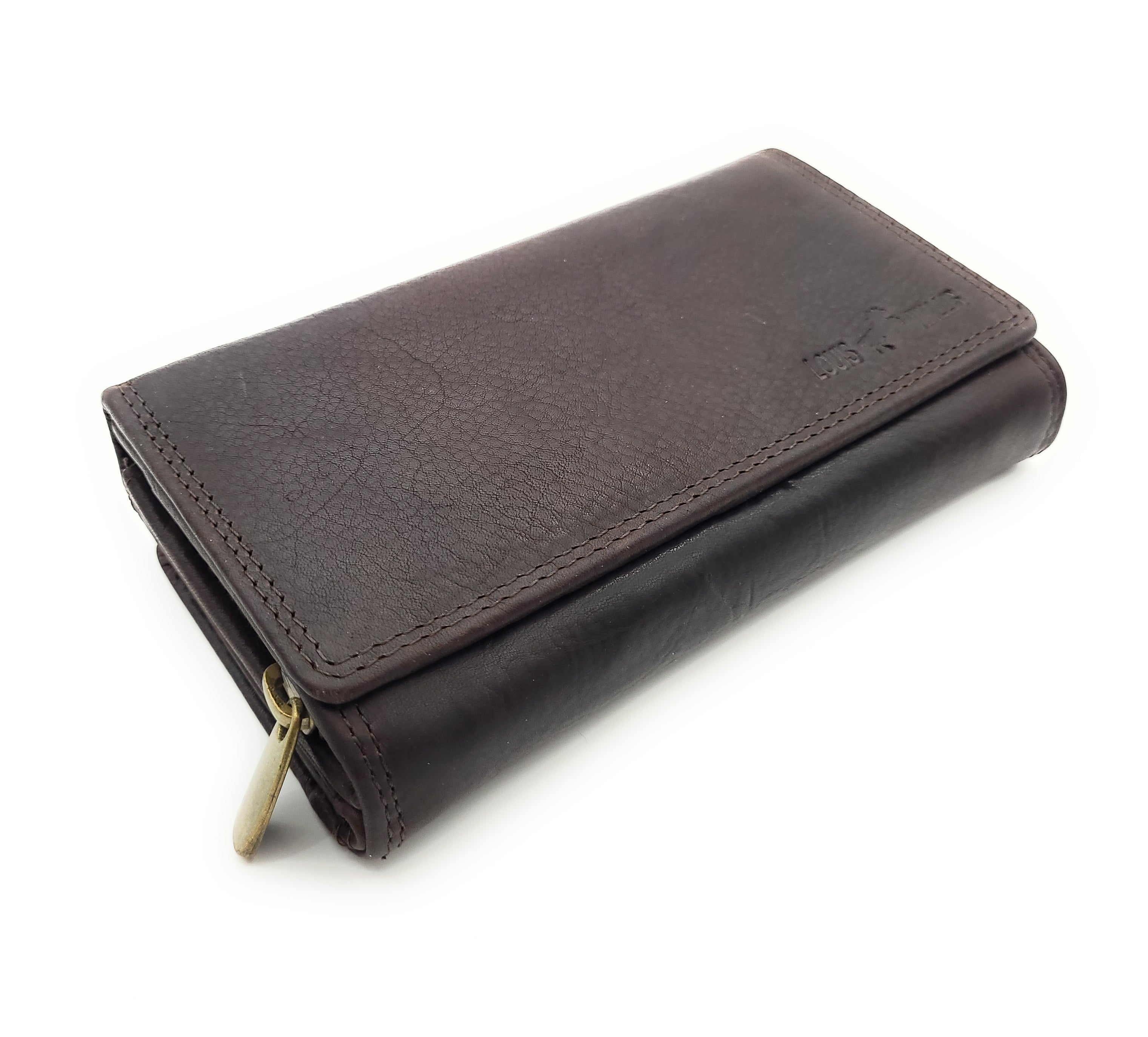 Louis Wallis Damen Geldbörse – Full-Grain-Leder mit RFID-Schutz