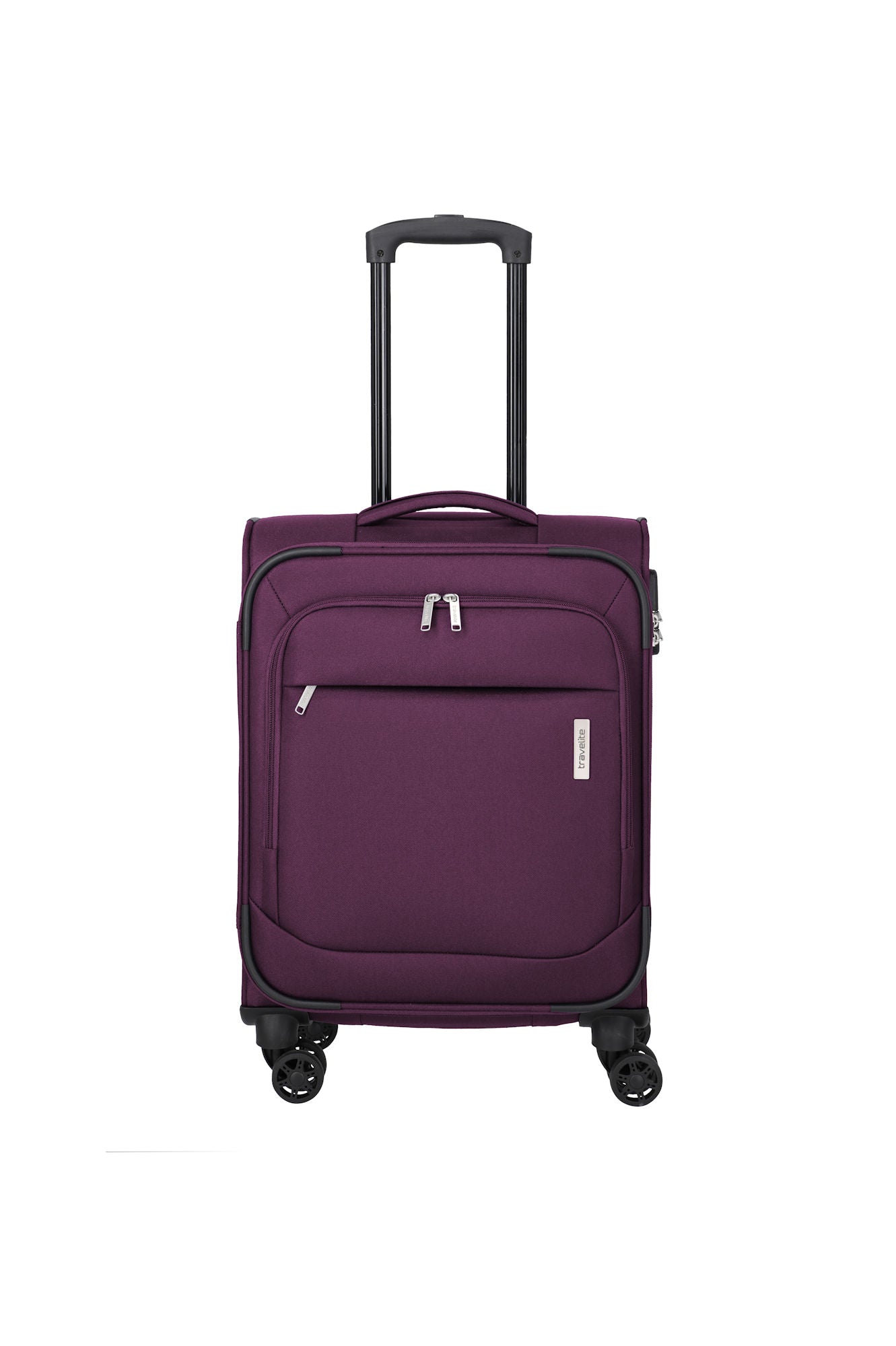 Travelite Priego Trolley S 55 cm – Leichter Handgepäck Koffer mit 4 Rollen & Zahlenschloss berry