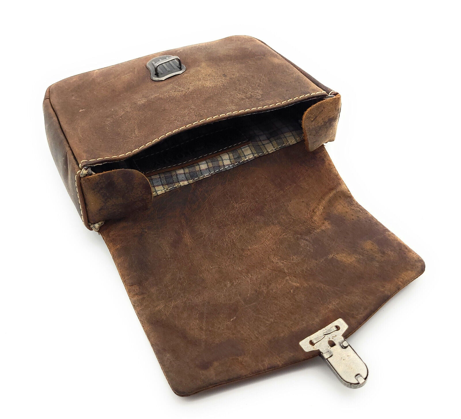 Ven Tomy kleine echt Leder Gürteltasche Bikertasche Hüfttasche Bauchtasche Vintage