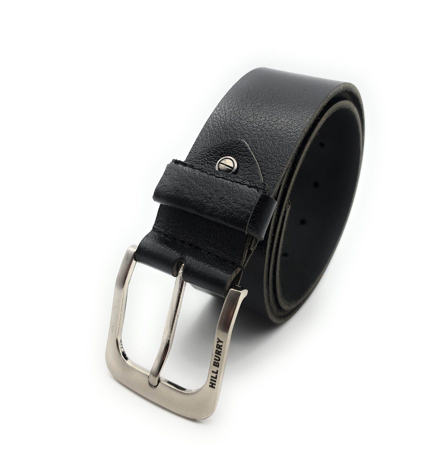 Hill Burry extra breiter echt Leder Unisex Gürtel Büffelvollleder ca. 45mm Schwarz