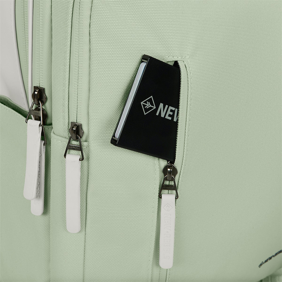 New Rebels Ceres Milwaukee Rucksack – Laptopfach 15,6", 18L, Wasserabweisend, Mintgrün