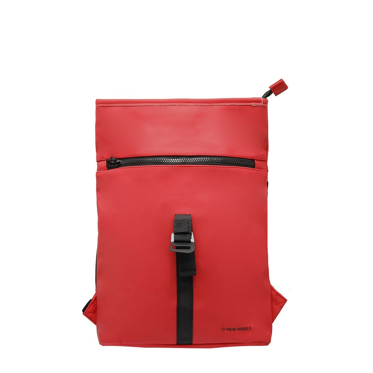 New Rebels Mart Roll Up Rolltop City Rucksack Los Angeles wasserabweisend rot