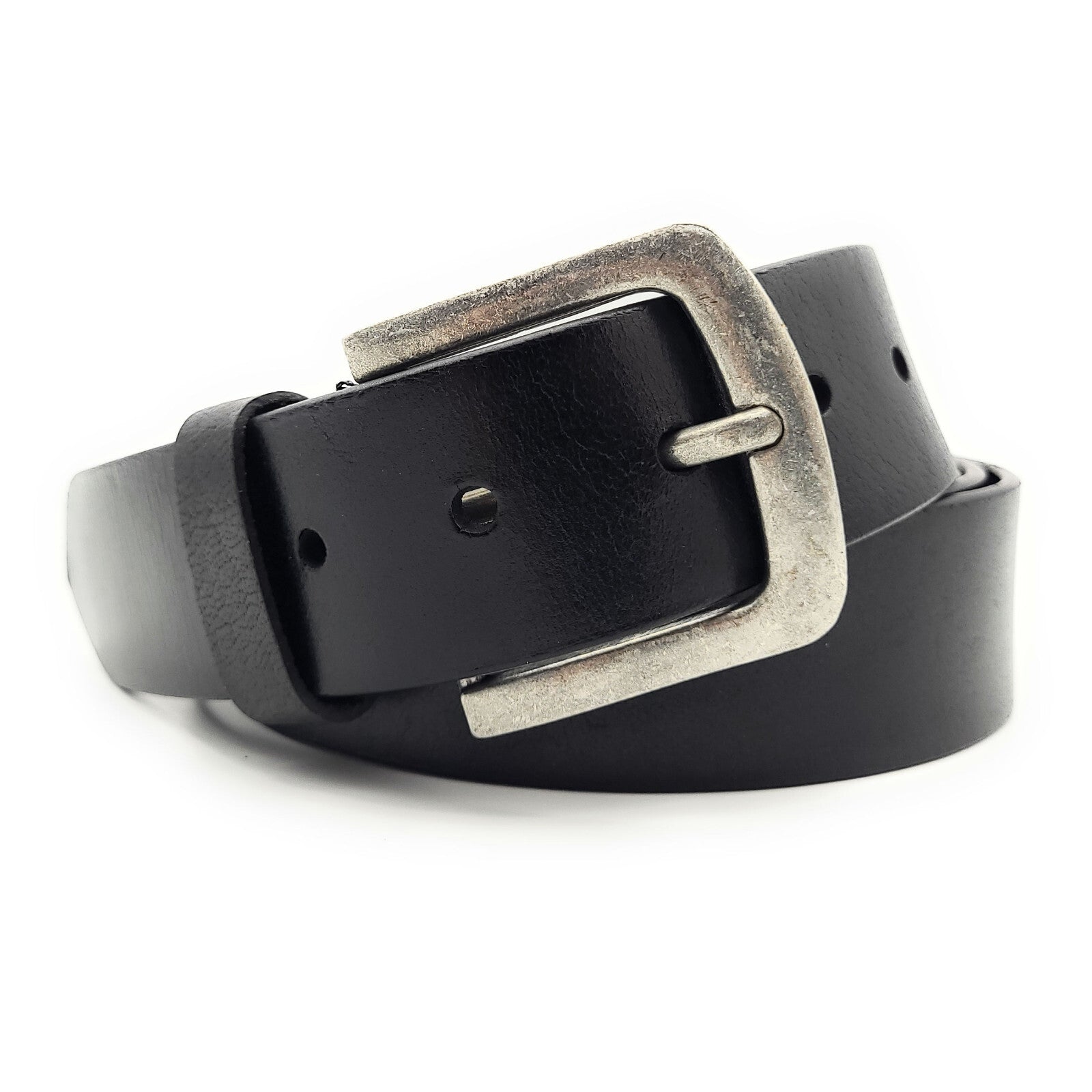 Hill Burry XXXL echt Leder Herren Gürtel Ledergürtel Jeansgürtel Bundweite ca. 135cm schwarz