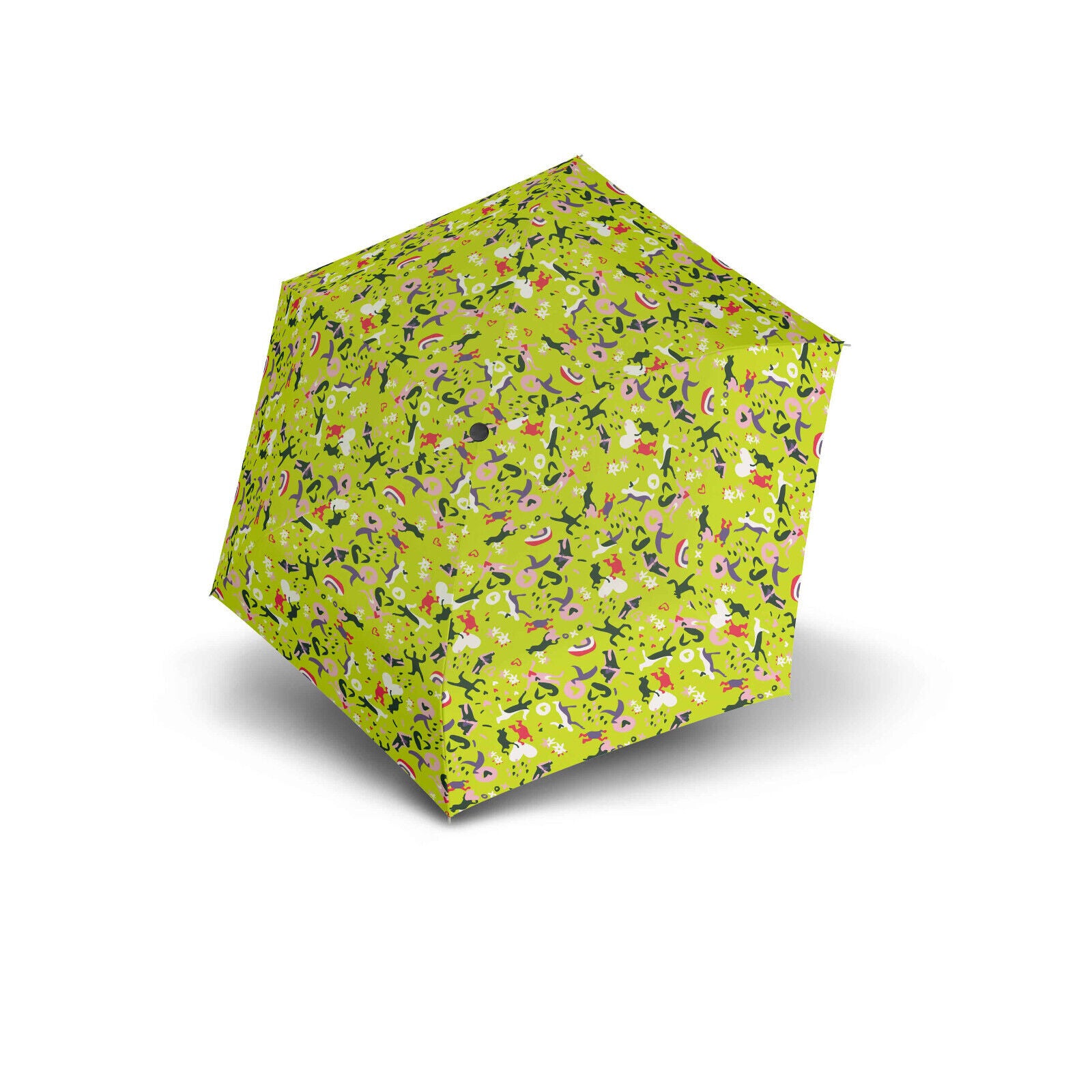 Knirps US.050 Mini Regenschirm Taschenschirm nur 115 g leicht embracing neon
