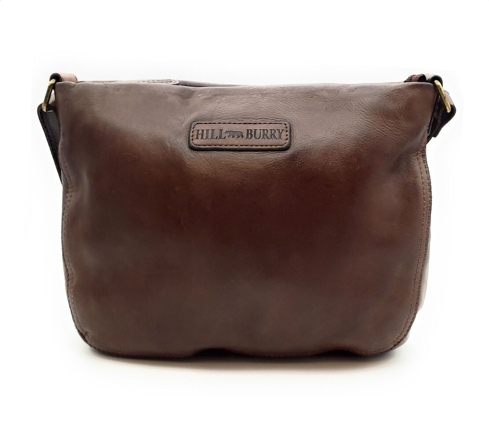 Hill Burry echt Leder Damen Umhängetasche Schultertasche Handtasche braun
