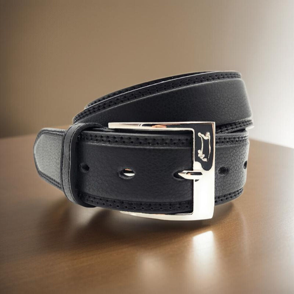 5-Loch Anzuggürtel Gürtel Jeansgürtel Damen Herren echt Leder & PU 105cm