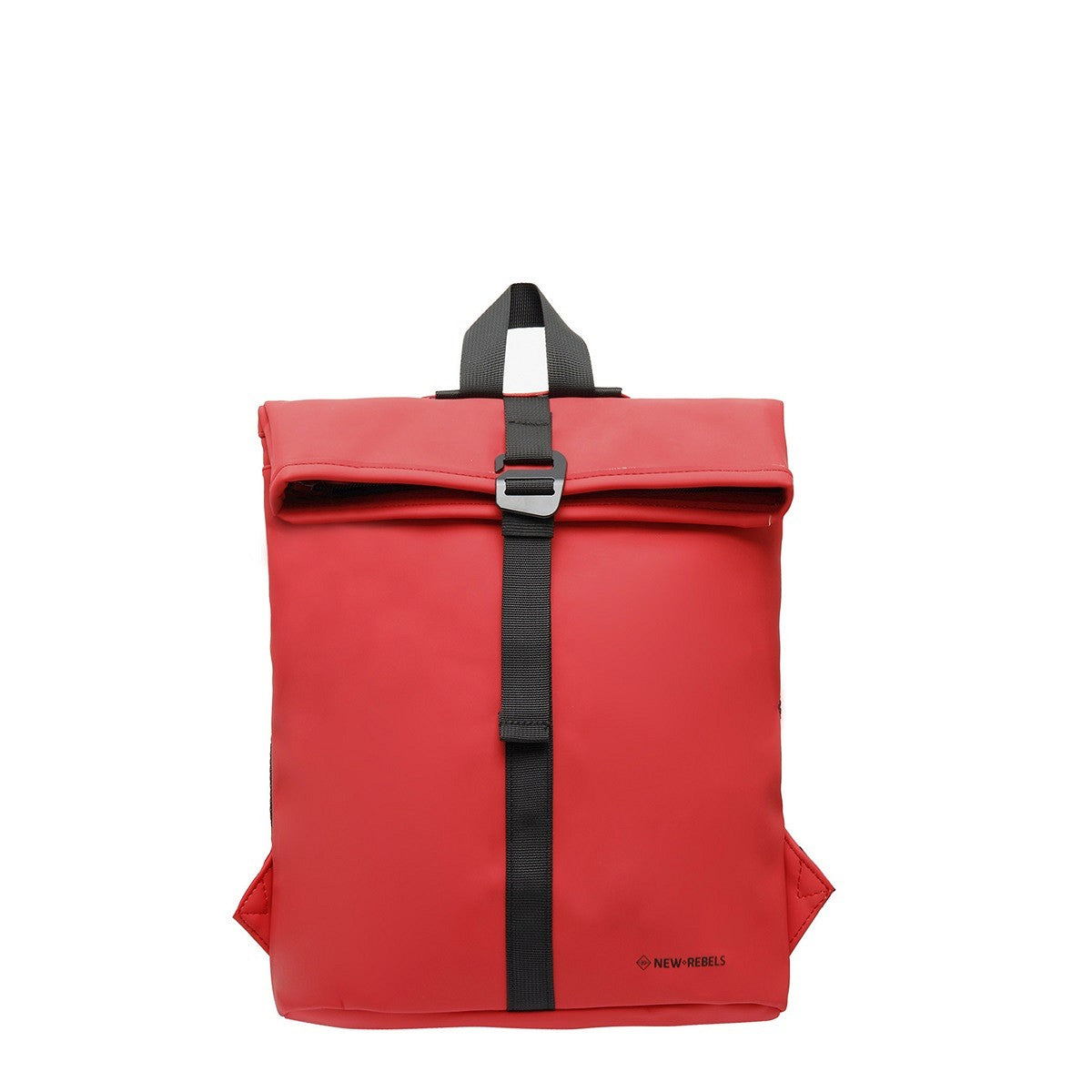 New Rebels Mart Roll Up Rolltop City Rucksack Los Angeles wasserabweisend rot