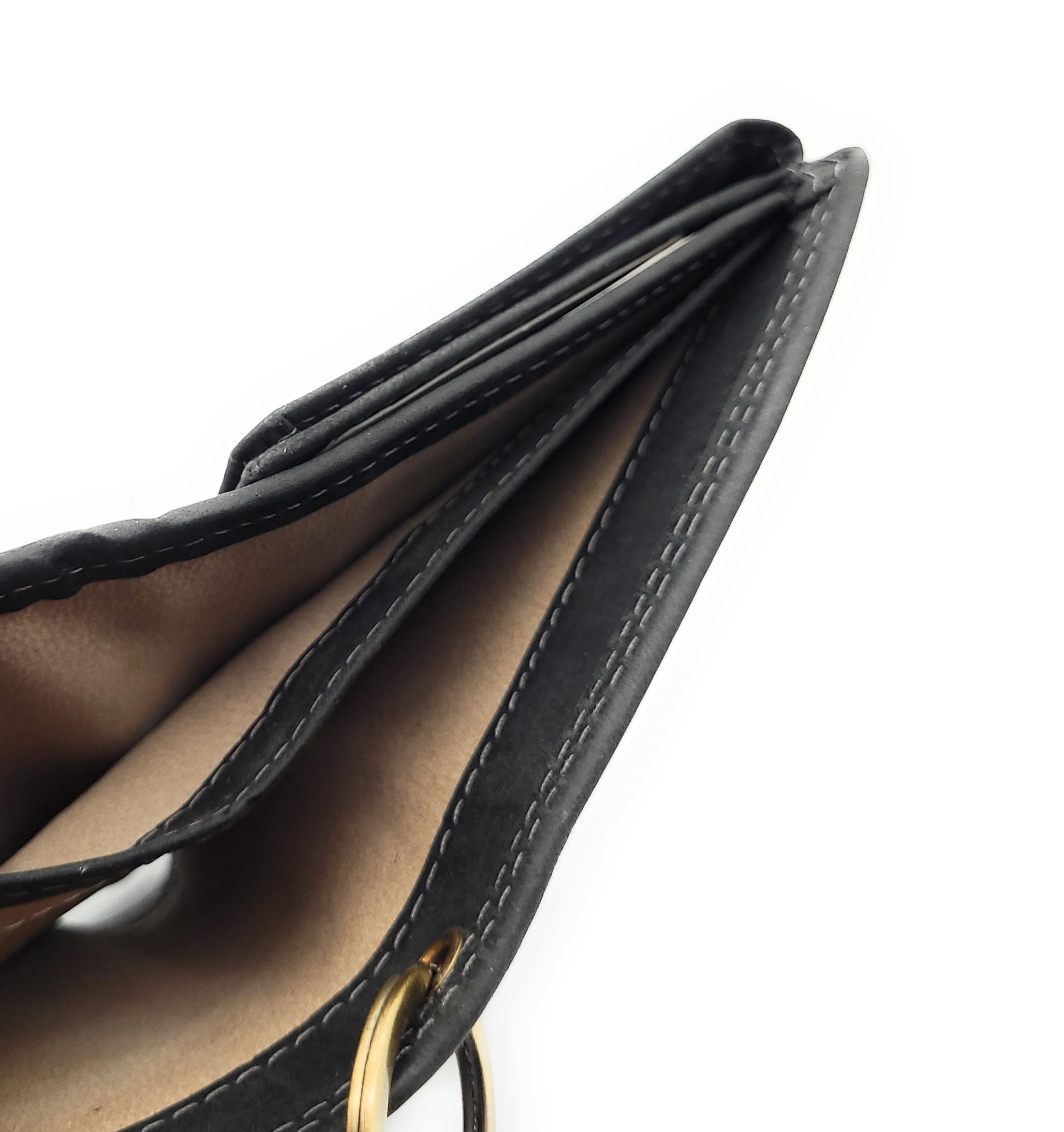 Biker Geldbörse mit Kette RFID Schutz Hunterleder Portemonnaie Skull Schädel Totenkopf schwarz