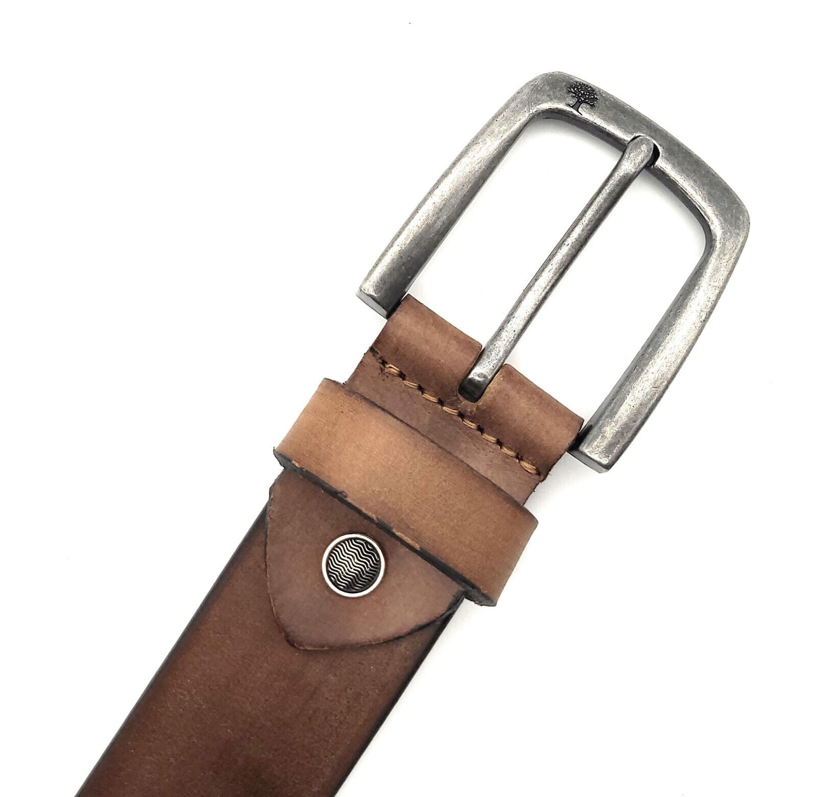 echt Leder Herren Gürtel Ledergürtel Büffelleder Jeansgürtel 120cm braun