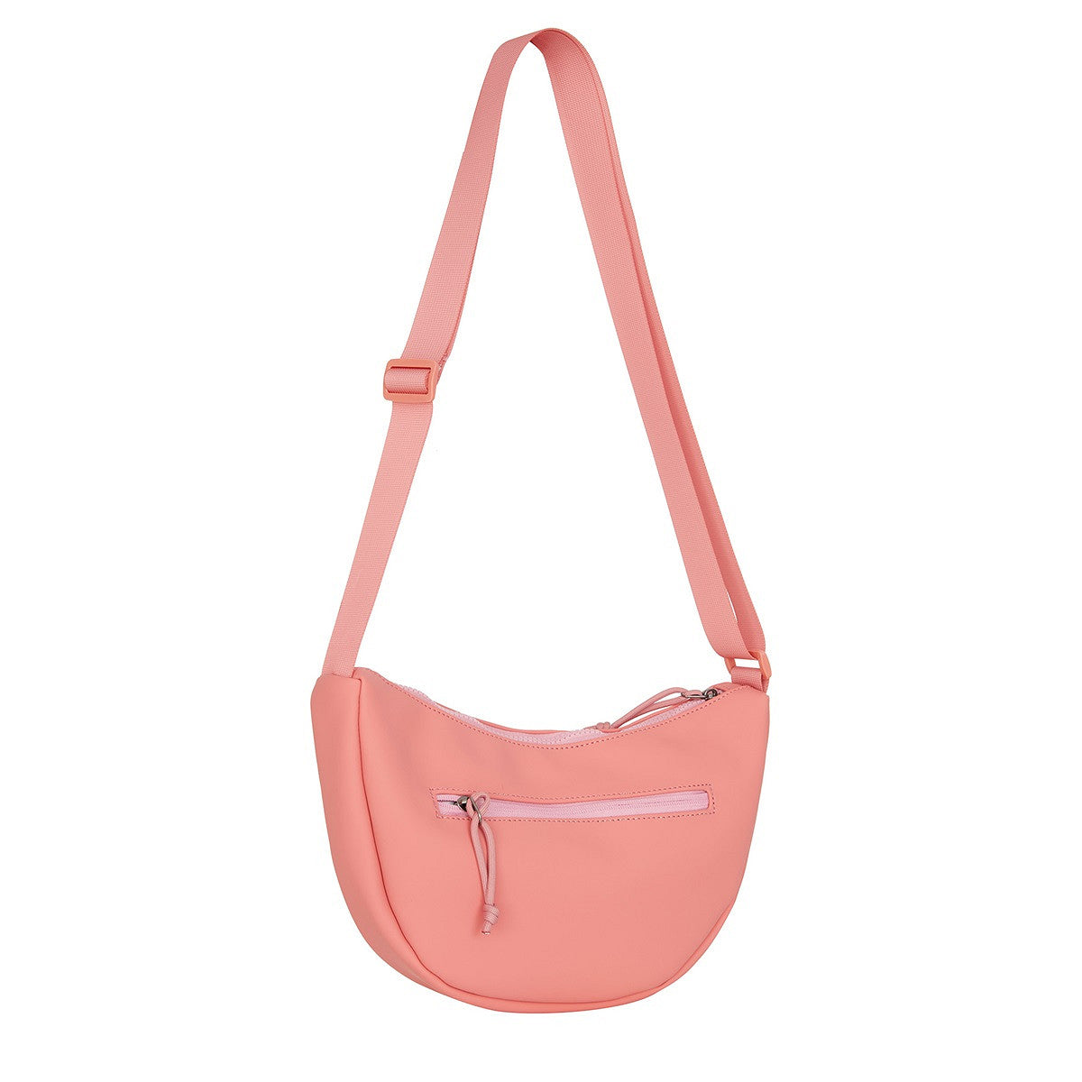 New Rebels Half Moon Bag Branson – leichte wasserabweisende Umhängetasche, Crossbody Tasche mit Reißverschlussfächern blush pink