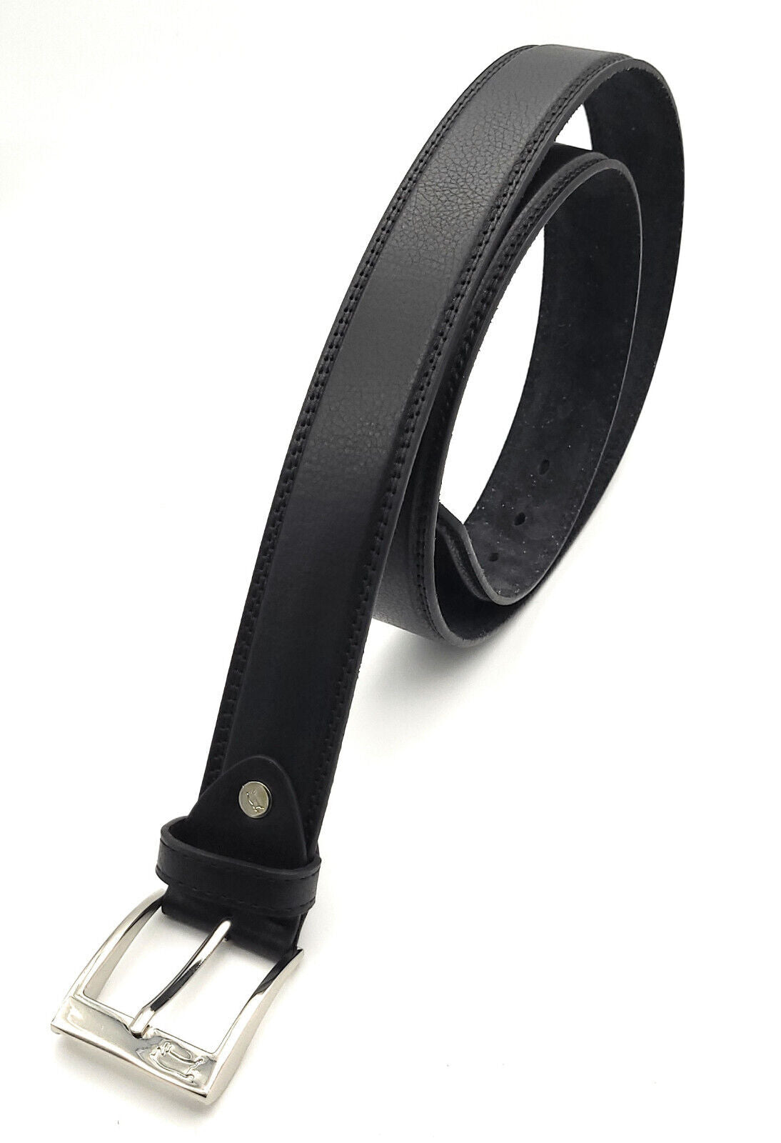 5-Loch Anzuggürtel Gürtel Jeansgürtel Damen Herren echt Leder & PU 115cm (Bundweite 100cm)