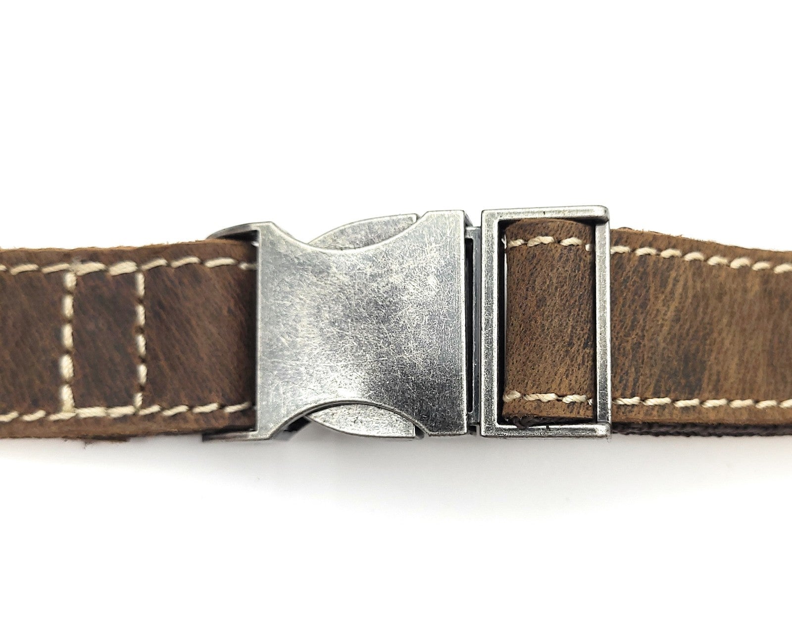 Ven Tomy Bauchtasche aus Hunterleder – robuste Leder-Gürteltasche mit 4 Fächern & verstellbarem Hüftgurt, Metallreißverschlüsse