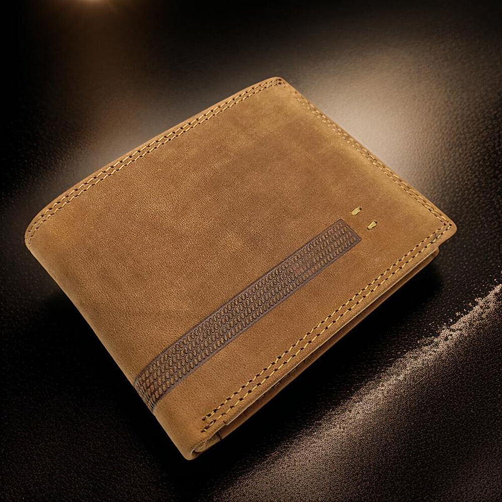 Jockey Club Basic echt Leder Geldbörse Portemonnaie Geldbeutel mit RFID Schutz, Innenriegel