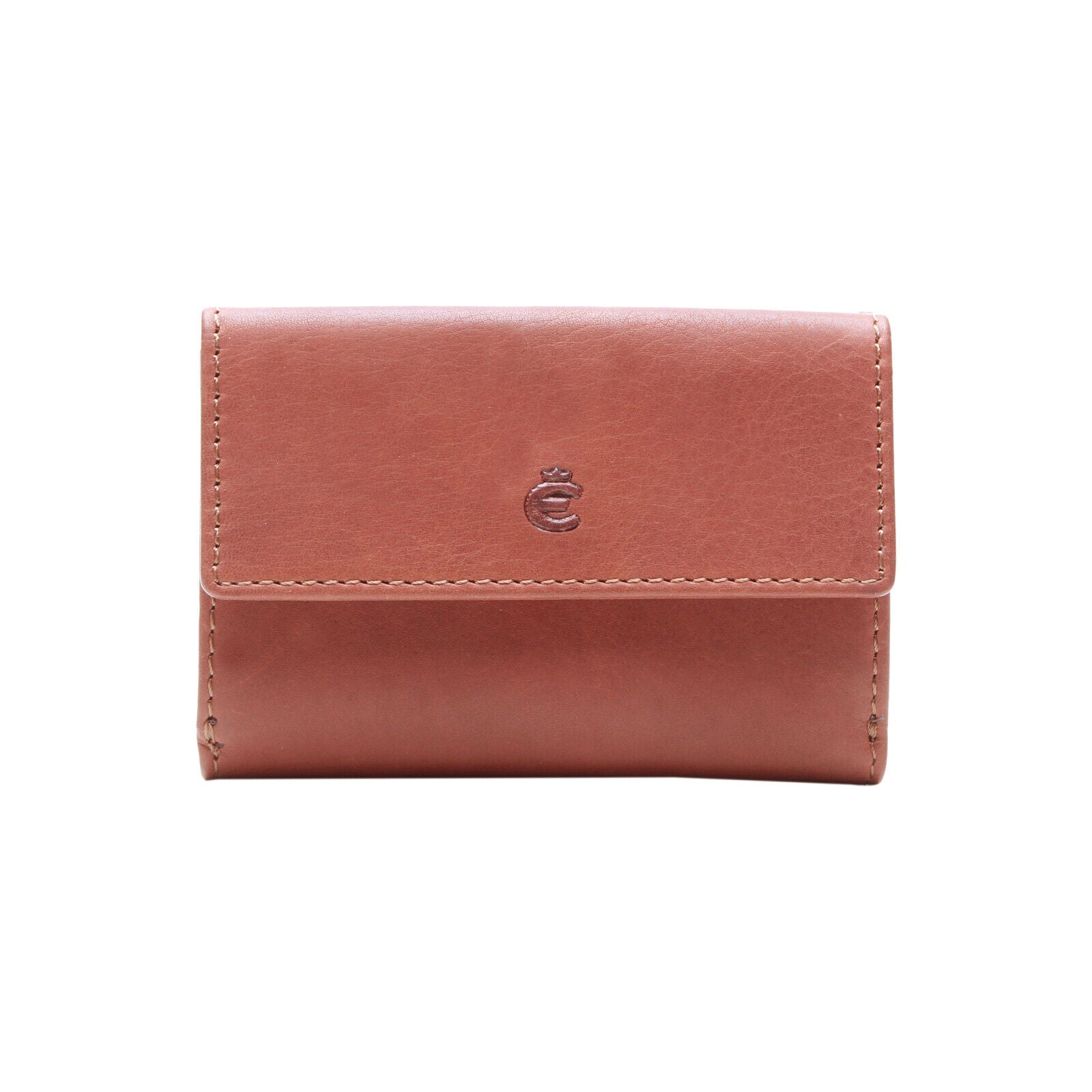 Esquire kleine echt Leder Geldbörse Portemonnaie mit RFID Schutz "Dallas" braun