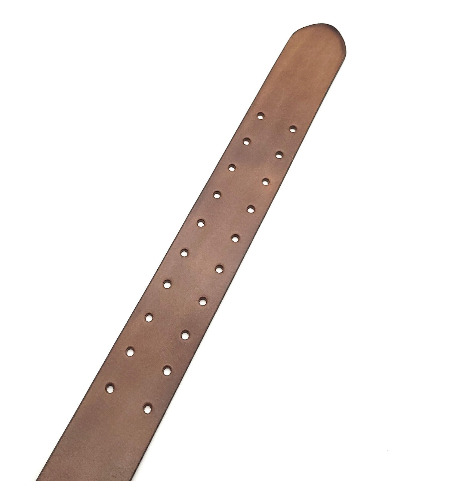 Arbeitergürtel / Handwerkergürtel aus Büffelvollleder – 50 mm breit, 10-fach Lochung, doppelte Dornschließe, kürzbar, 95 cm Bundweite