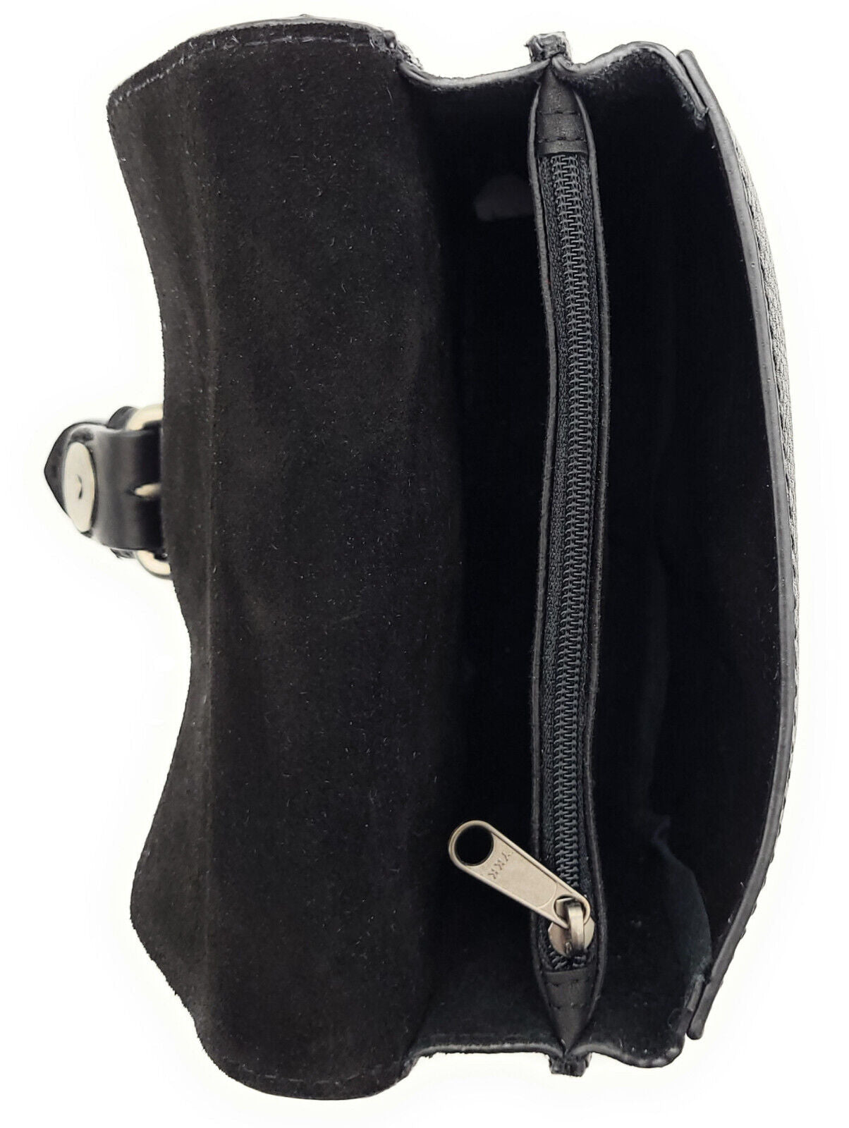 Hill Burry echt Leder Gürteltasche Bikertasche Hüfttasche Bauchtasche Doppelfach schwarz