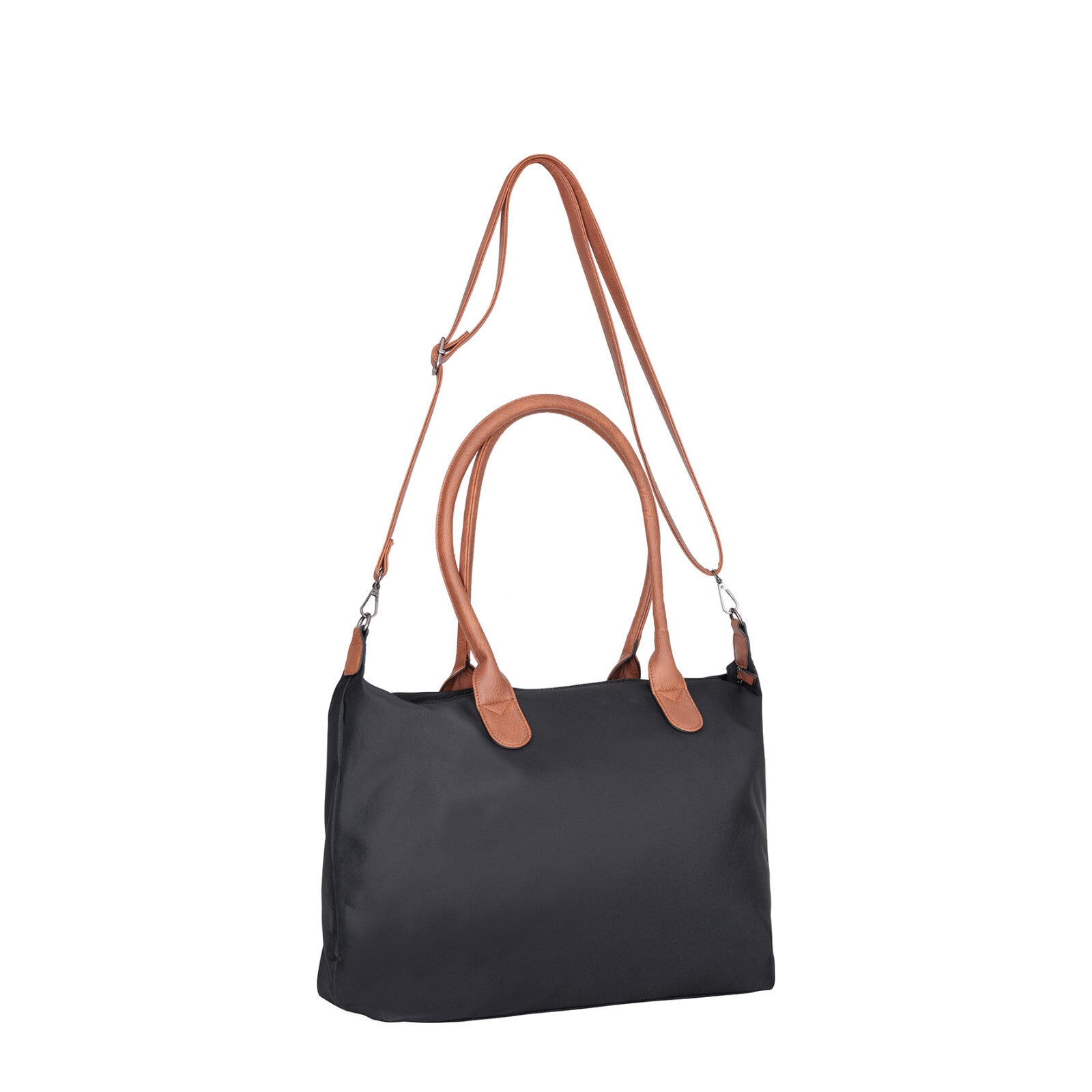 Mustang großer Damen Shopper Handtasche Umhängetasche "Limnos" schwarz