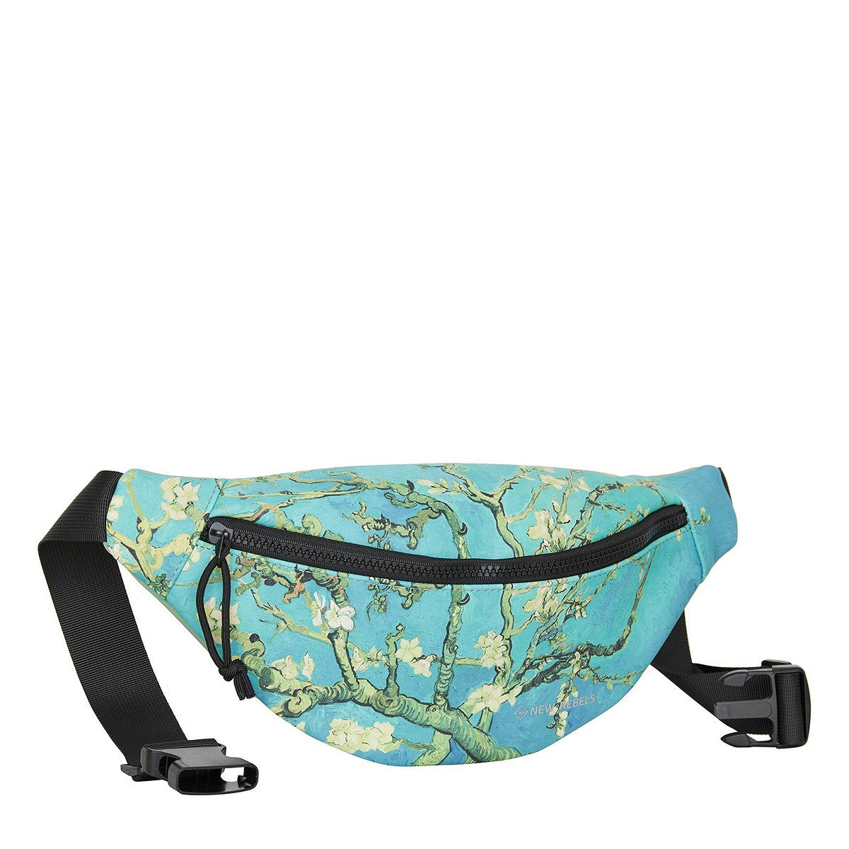 New Rebels Brooklyn Waistbag – Bauchtasche Van Gogh Mandelbaumzweige, wasserabweisend & leicht