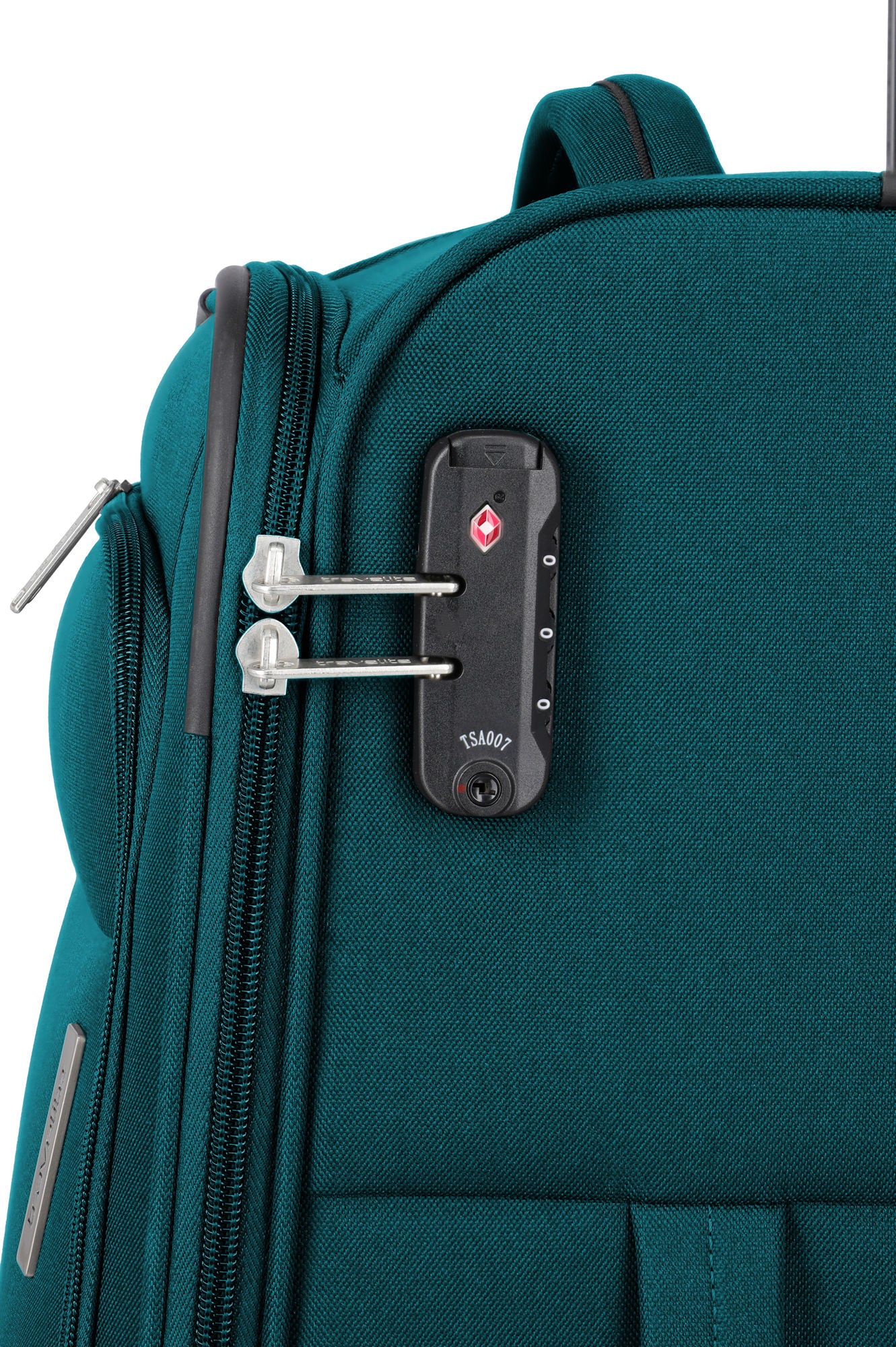 Travelite Priego Trolley M 66 cm – Mittelgroßer Koffer mit 4 Rollen & Zahlenschloss petrol
