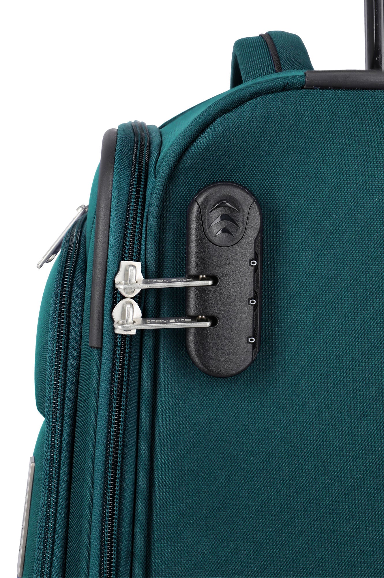 Travelite Priego Trolley S 55 cm – Leichter Handgepäck Koffer mit 4 Rollen & Zahlenschloss petrol