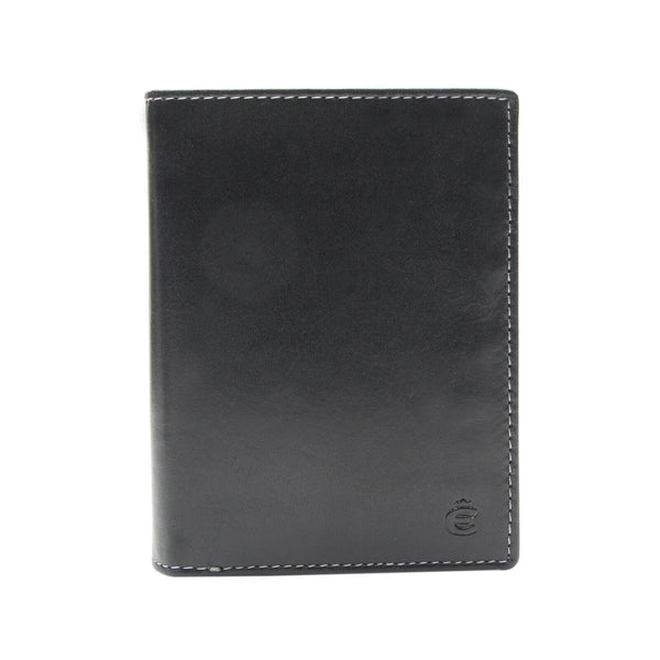 Esquire echt Leder Geldbörse Portemonnaie "Dallas" mit RFID Schutz & Cardsafe schwarz