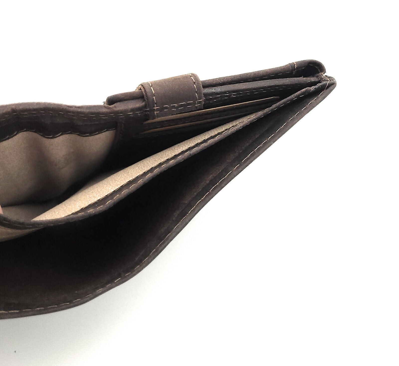 Jockey Club echt Leder Geldbörse Portemonnaie mit RFID Schutz dunkelbraun